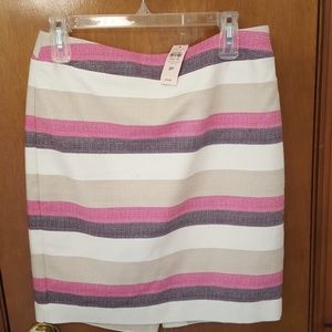 Ann Taylor striped skirt